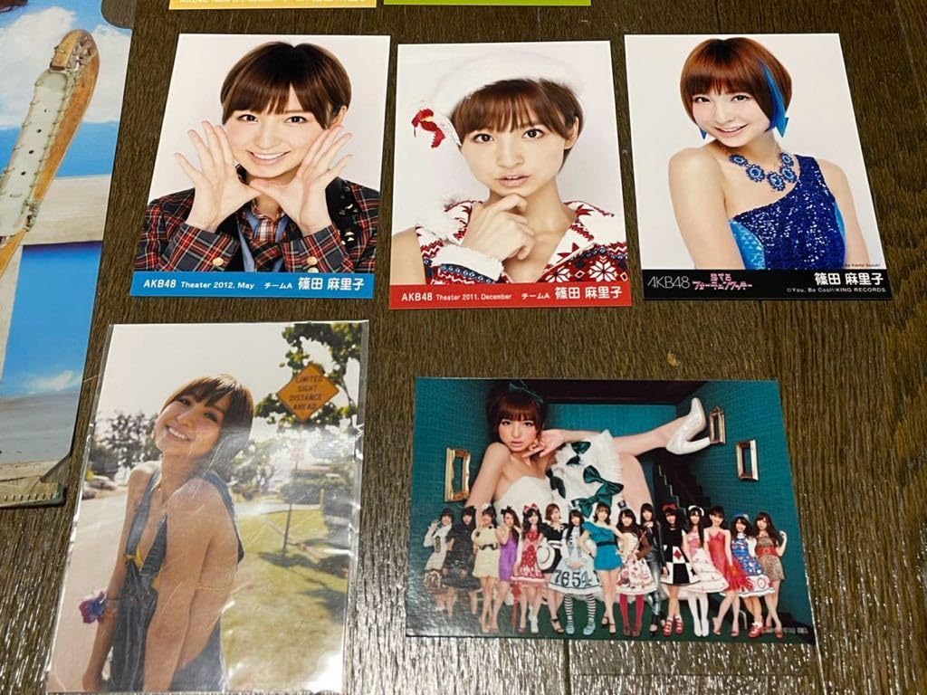 Amazon.co.jp: AKB48 篠田麻里子 生写真 クリアファイル セット