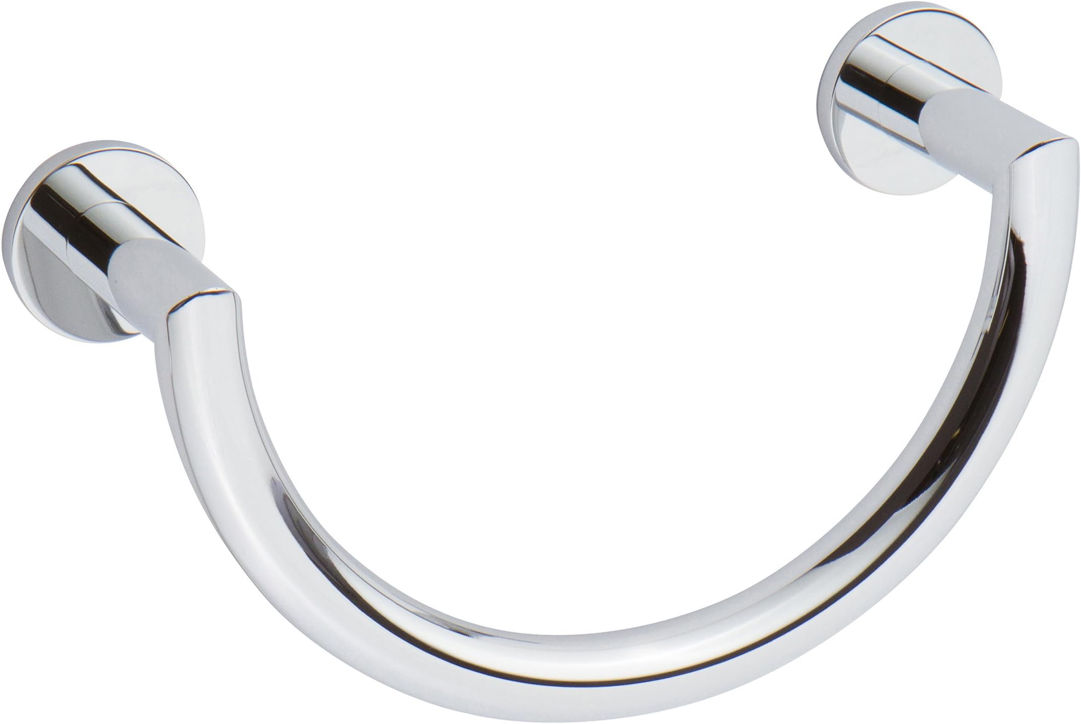 Ginger 4605 Kubic Towel Ring with Two Mounting Posts, Polished Chrome