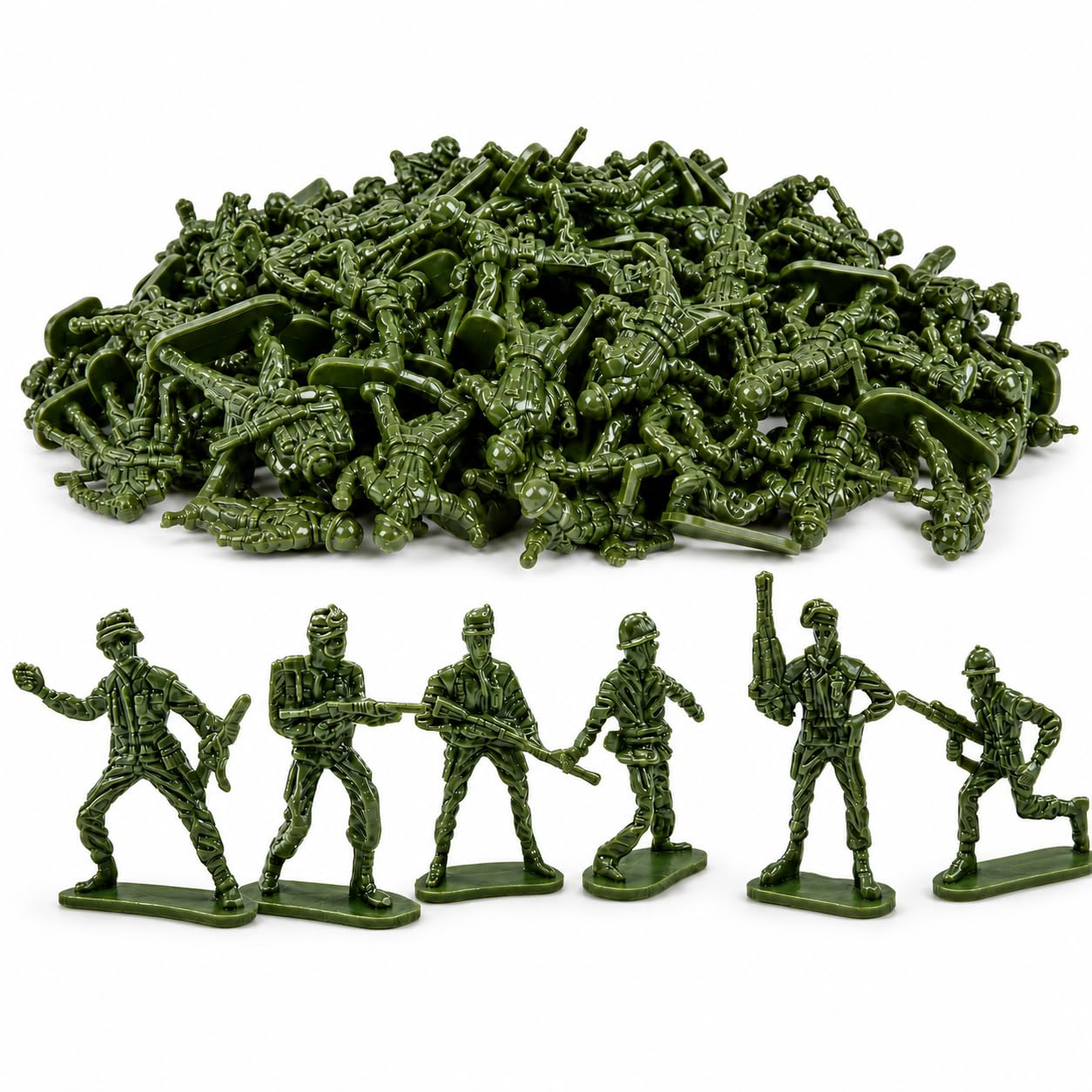 グリーンアーミーメン139体と付随品 Amazon.co.jp: Playbees 144個パック グリーンプラスチックアーミー