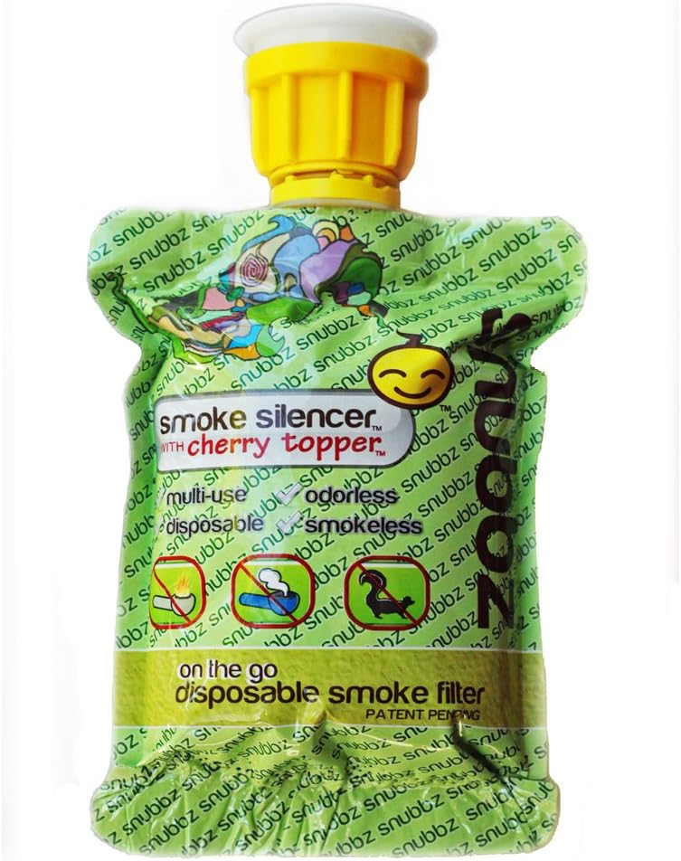 Snubbz Smoke Silencer - Portable Smoke Filter and Sploof. Keep Your Smoke to Yourself! Travel-Friendly