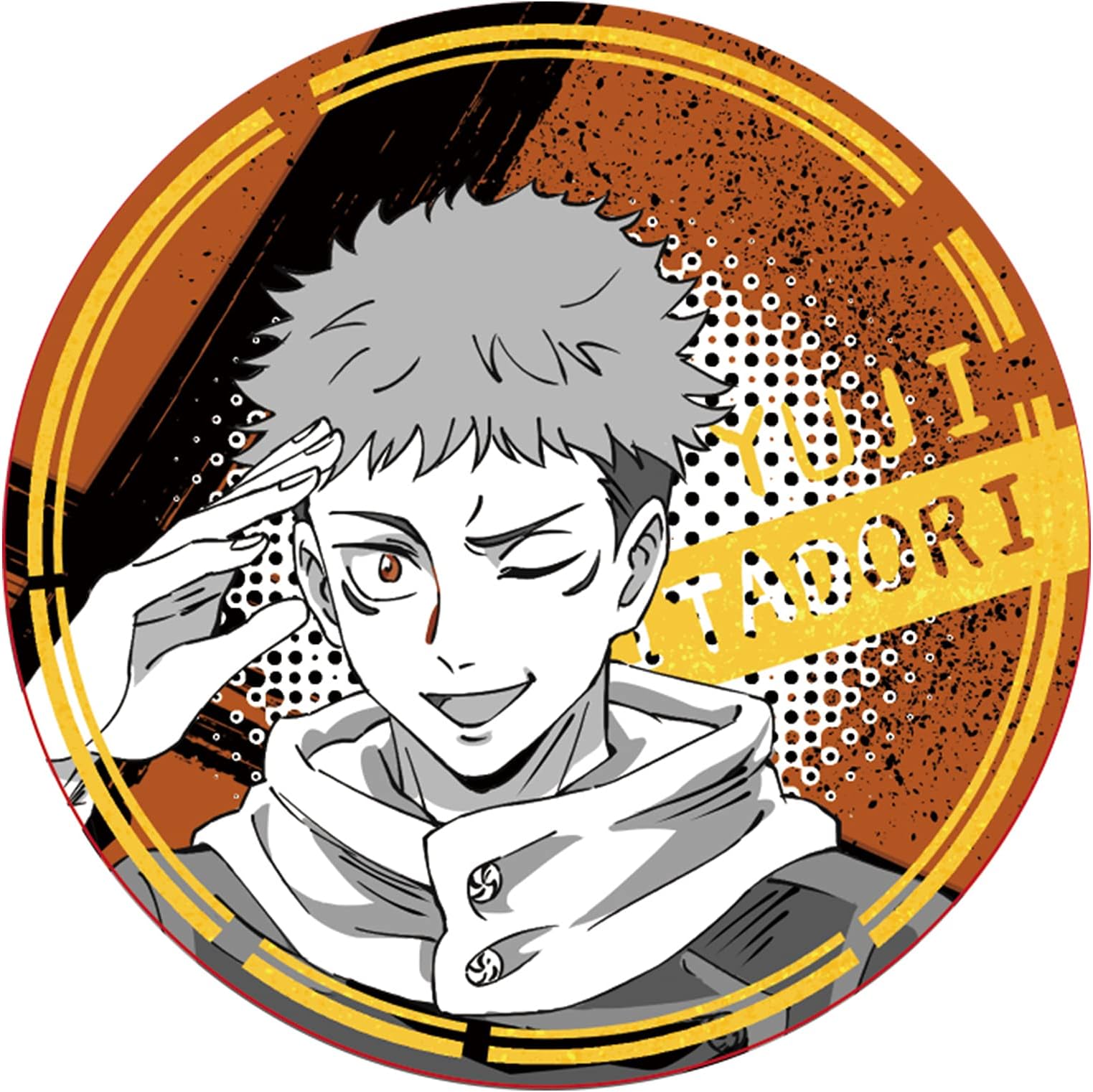 Jujutsu Kaisen Sukuna Megumi Fushiguro Nobala Kugisaki Satoru Gojo Yuji Itador Badge Button Pins Brooch Collections for Clothes Hat Backpack Decoration 2.3 inches