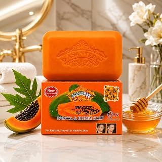 Asantee Papaya & Honey Herbal Soap