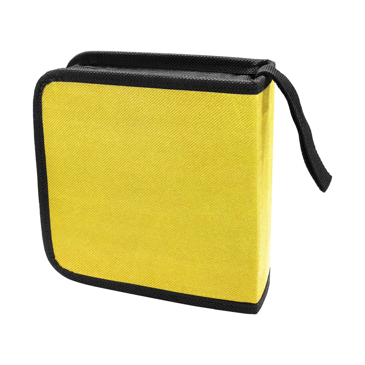 Car CD Case, 40 Capacity DVD Disc Storage Binder Wallet, Portable Hard Plastic CD Organizer, Zipper Protective CD Case Holder for Home, Car, Travel, Office (Yellow)-image-48