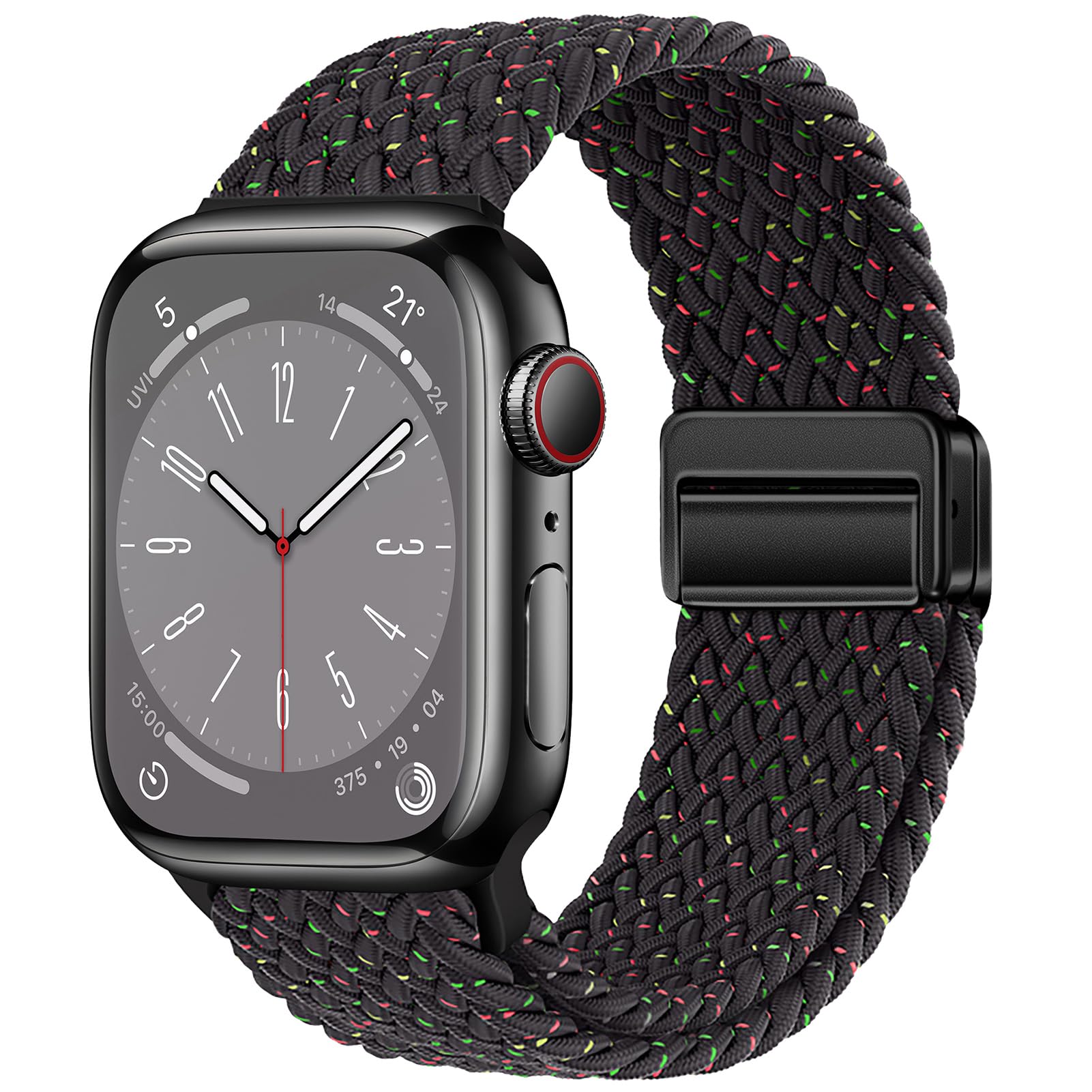 Magnetic Braided Sport Loop Compatible with Apple Watch Bands for Women Men