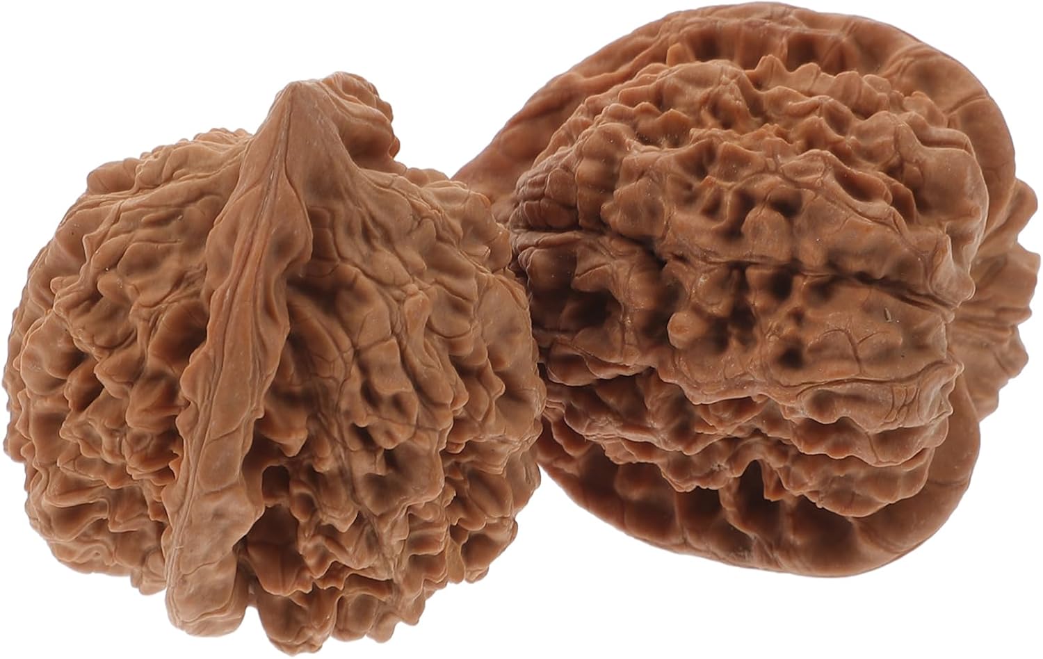 2pcs Walnut Hand Massage Balls Traditional Chinese Health Balls for Hand Exercise Stress Relief and Reduction Portable Fitness Therapy for Elderly and Adults