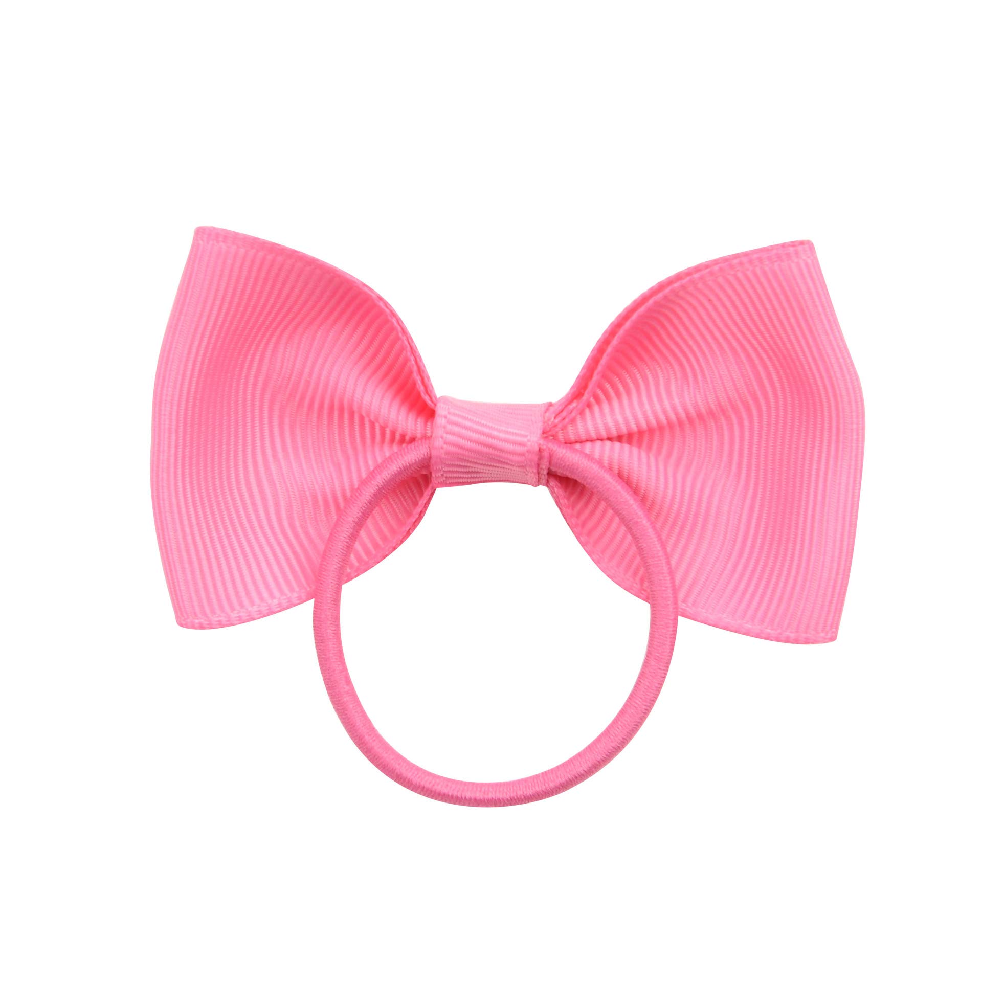 Lot De 40 Nœuds à Cheveux En Ruban Gros-Grain 8 Cm Pour Filles Et Bébés - Élastiques Colorés