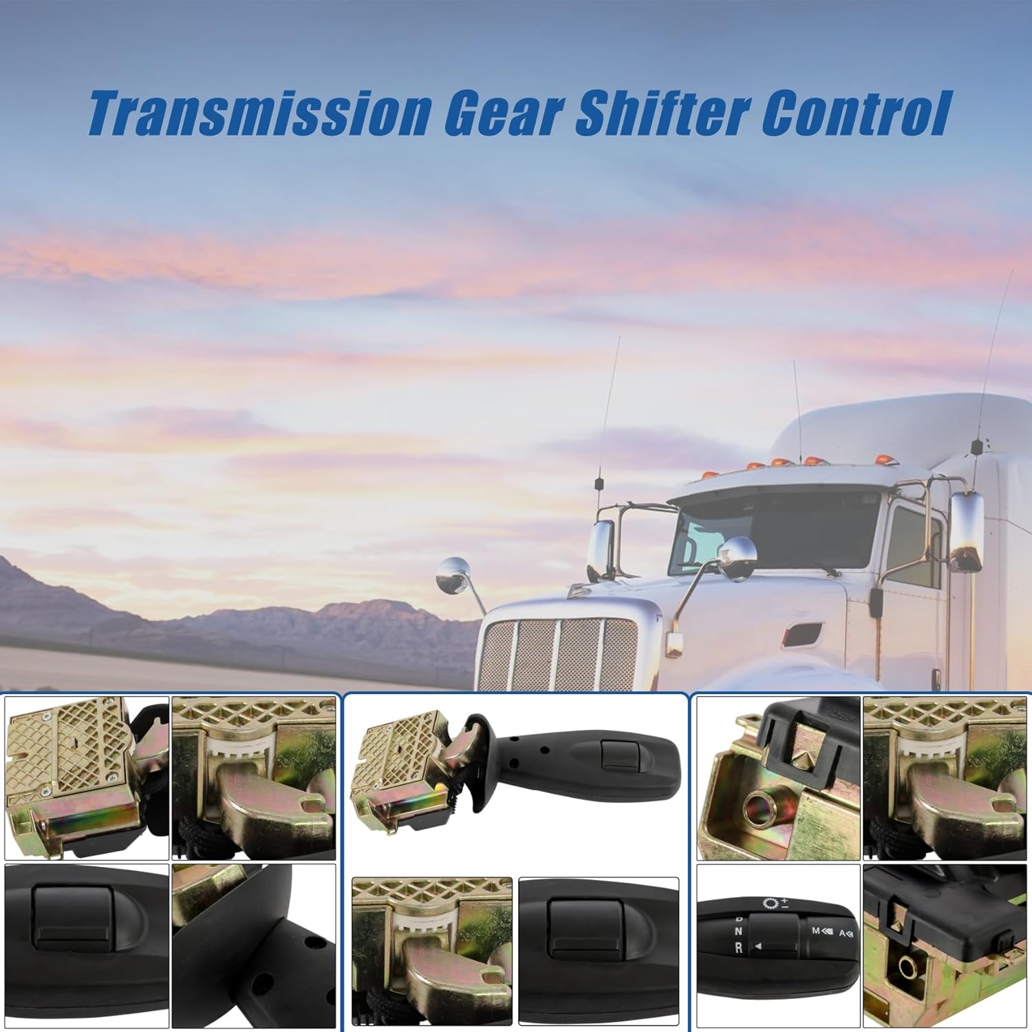 Silscvtt Transmission Gear Shifter Control Switch Lever Replacement for Trucks 2018-2024 06-87751-002 06-97099-001