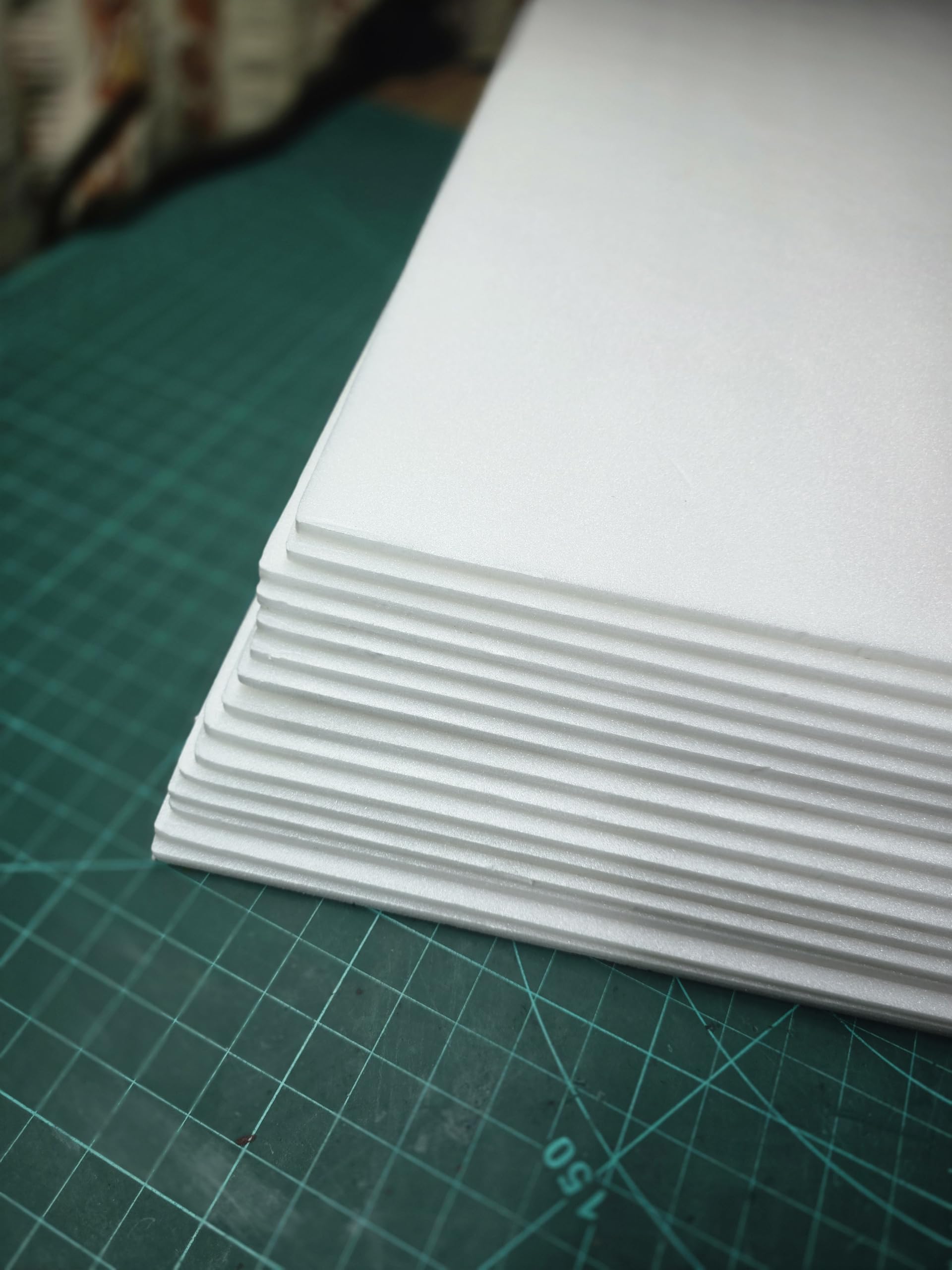 Premium Depron Sheets, Red Foam XPS, 500 x 200 x 5mm, Pack of 10, for RC Planes & Aircraft Models, 200g