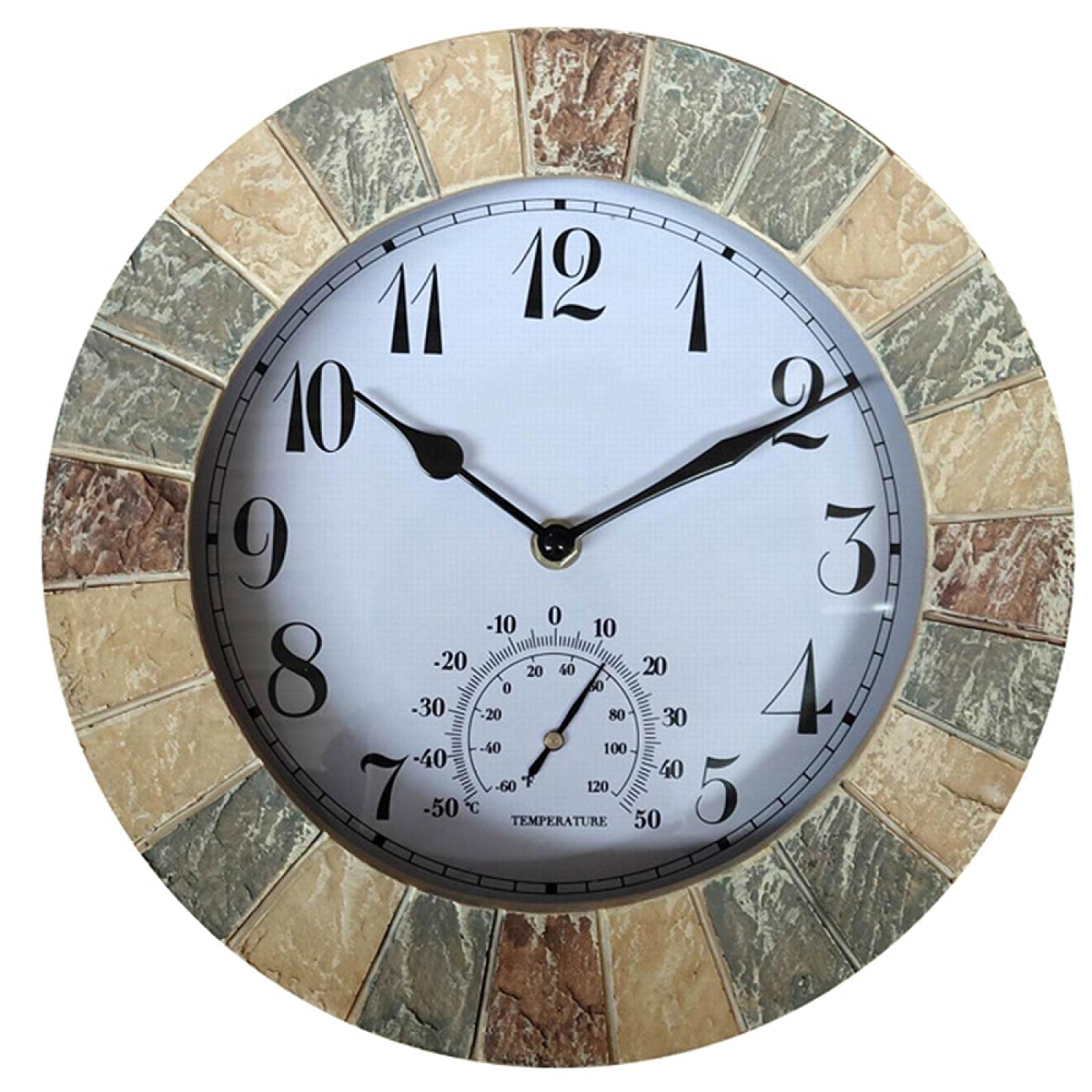 Horloge d'extérieur pour le jardin étanche résolvant les problèmes d'humidité