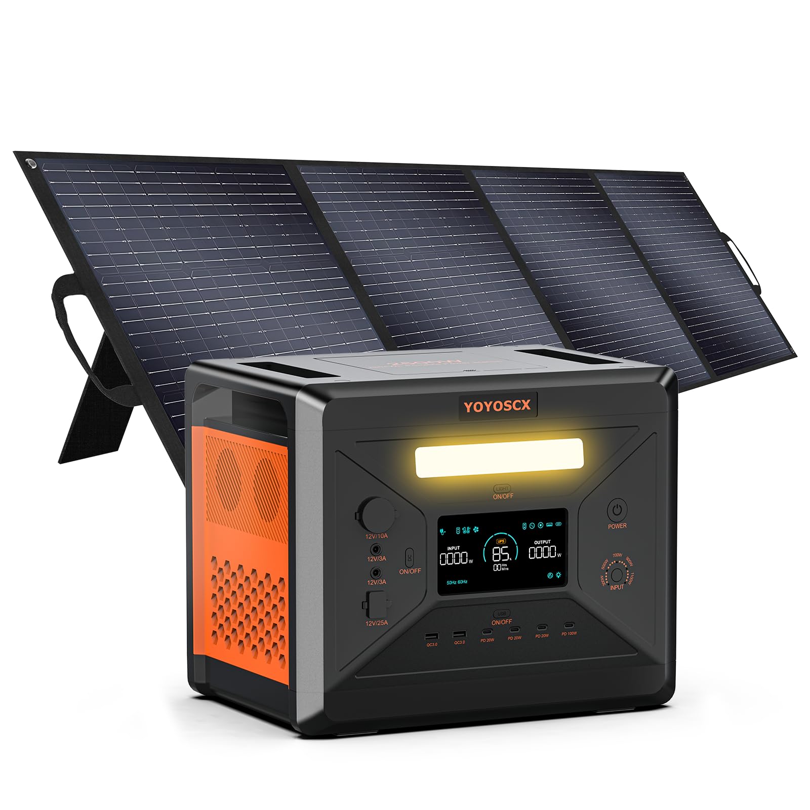Amazon.co.jp: YOYOSCX G2500 ポータブル電源 ソーラーパネル