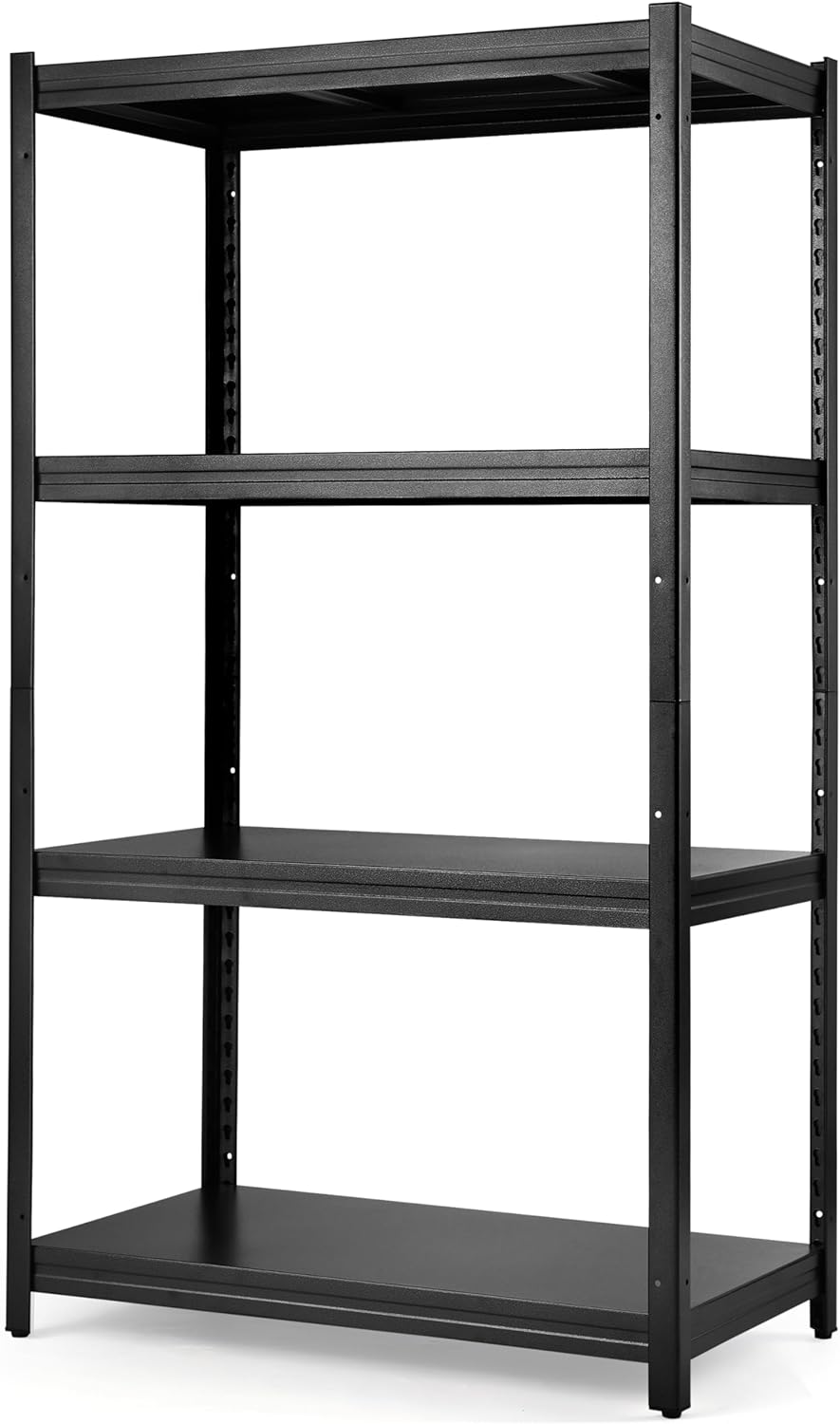 MUIR BOX 4 Tier 58" H x 40" W x 20" DGarage Shelving Heavy
