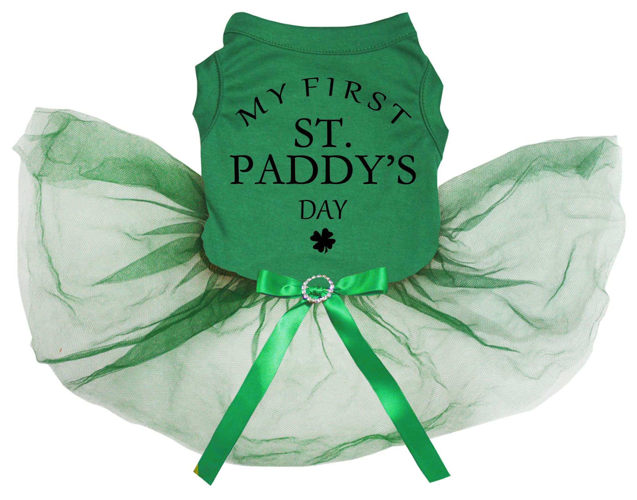 Robe pour chiot vert et vert XXXL My First St. Paddy