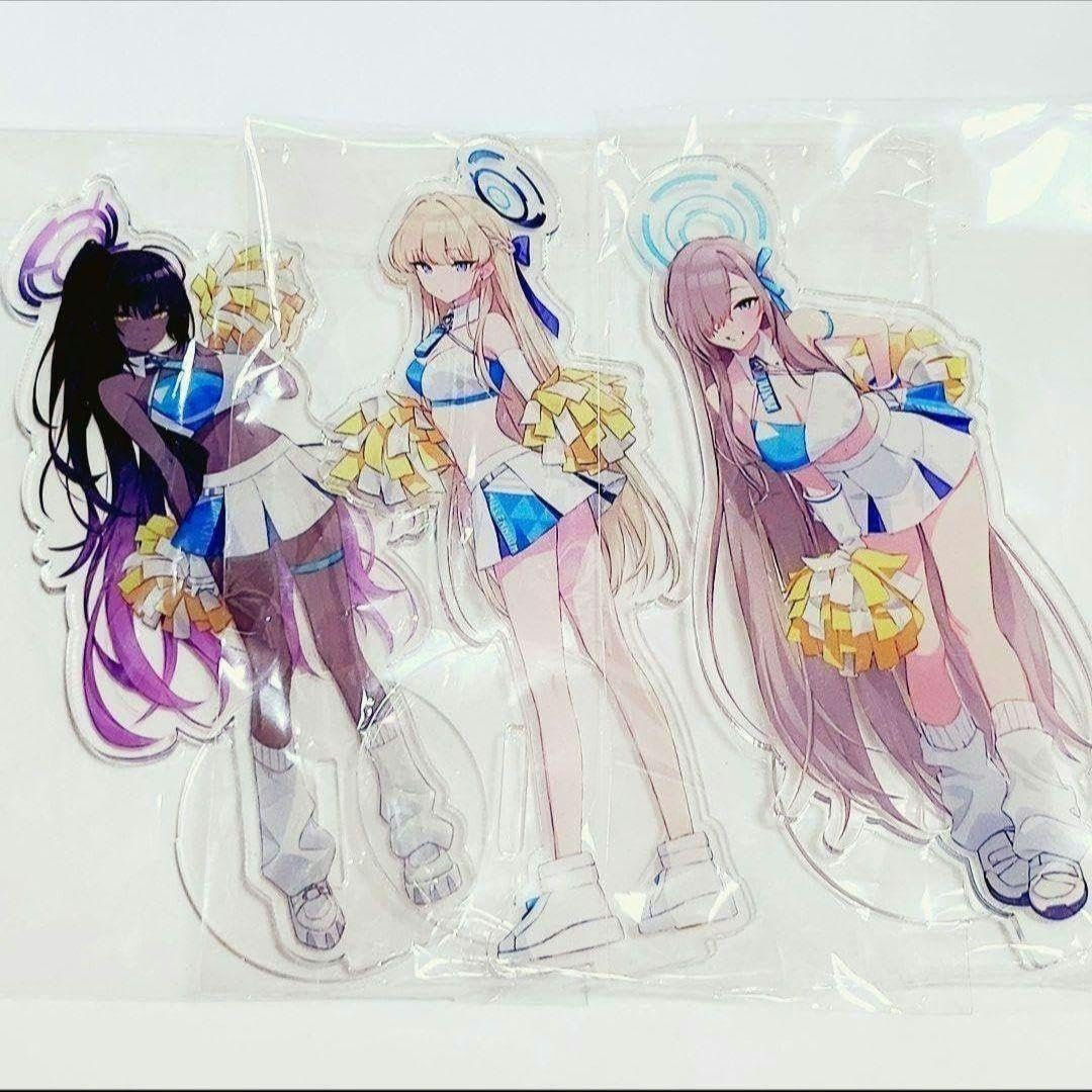 ブルアカ アスナ トキ カリン アクリルスタンド 3個セット FVAFOZUC