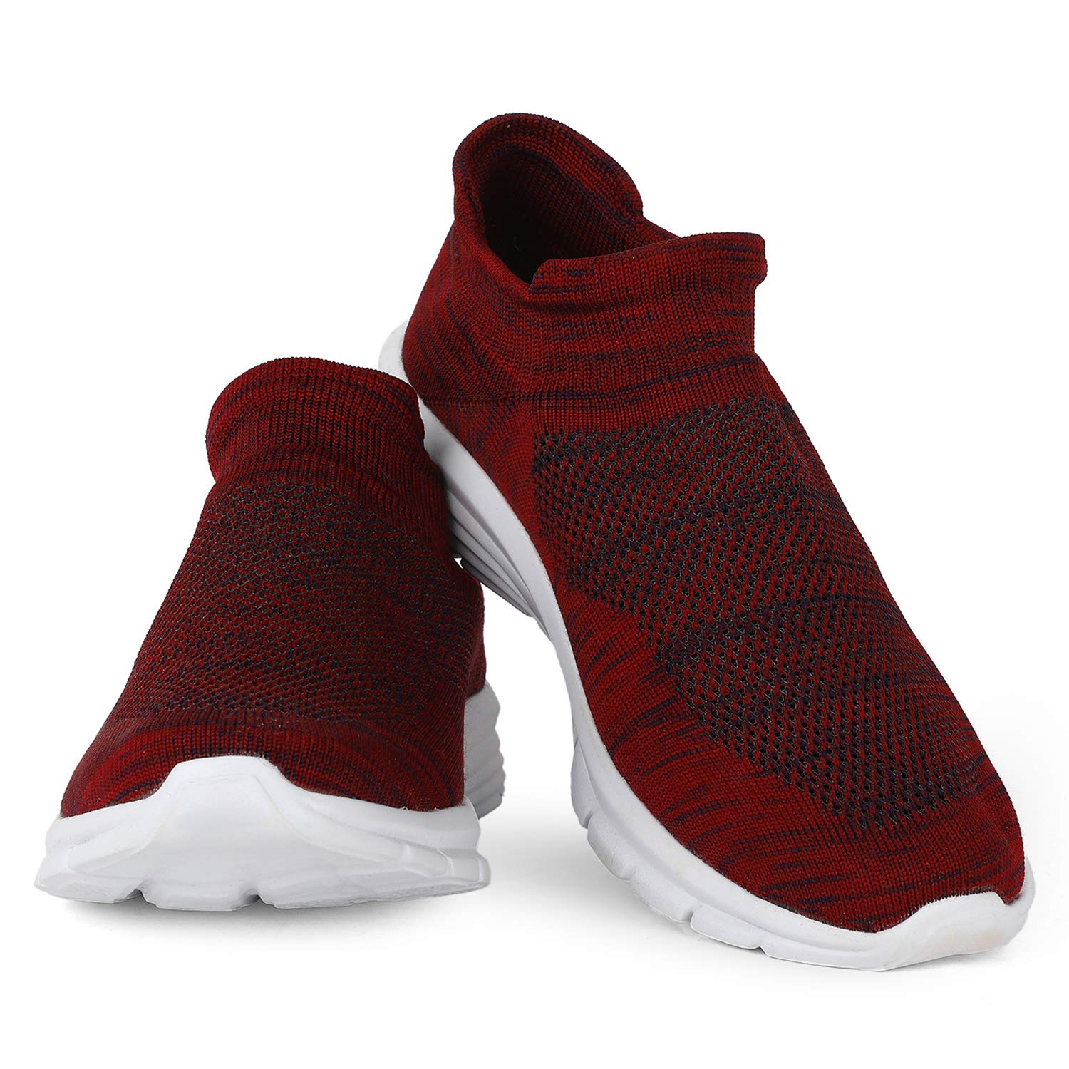 khadim's Pro Maroon Walking Sports Shoe Sneakers for Men (3361345)-picture-7