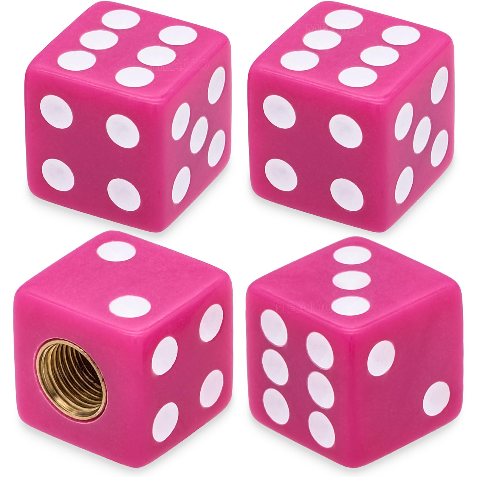 Juego de 4 tapas de vástago de válvula de neumático, resistentes a la corrosión, a prueba de fugas, cubiertas universales para válvulas de neumáticos para automóviles, SUV, camiones, bicicletas
