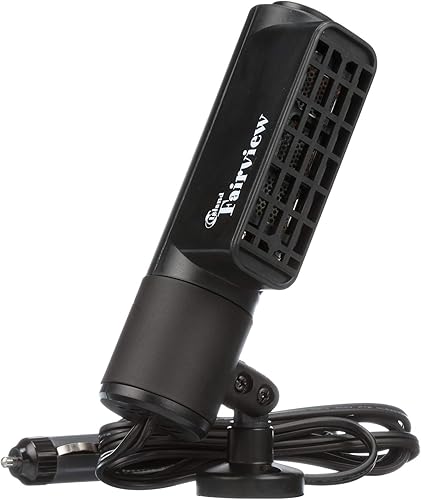 Caframo Fairview 9303 - Desempañador de parabrisas de 12 voltios, negro, 6.75 x 2.5 x 4.0 pulgadas