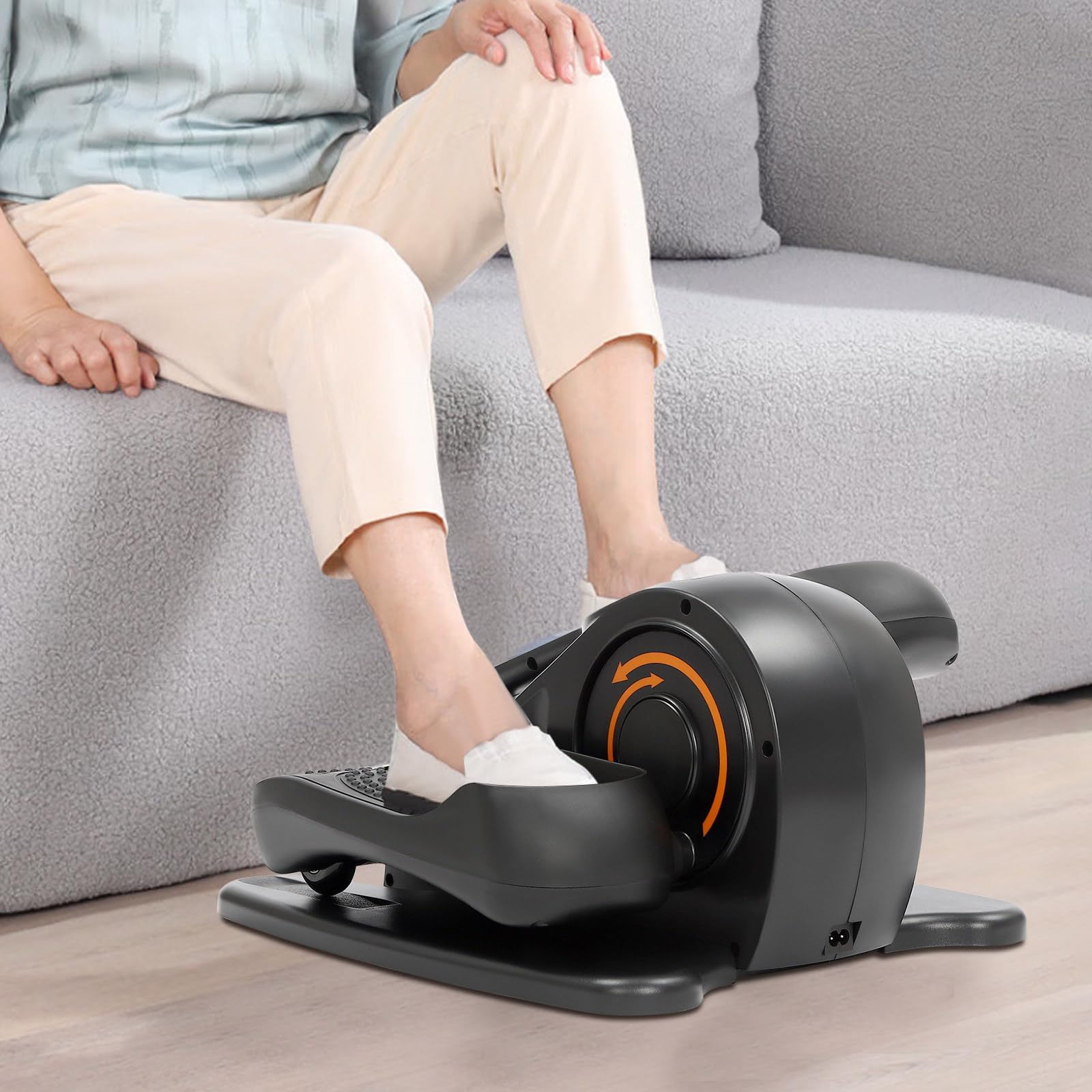 Ellittica 3 modalità automatiche e 5 marce modalità manuale sotto scrivania cross trainer con telecomando per anziani e impiegati in ufficio