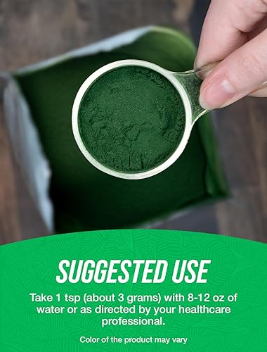 Miniatura 4 de BulkSupplements. com Polvo de espirulina orgánica Superalimento, polvo de espirulina verde, suplemento de hierbas apto para veganos, 0.11 oz por