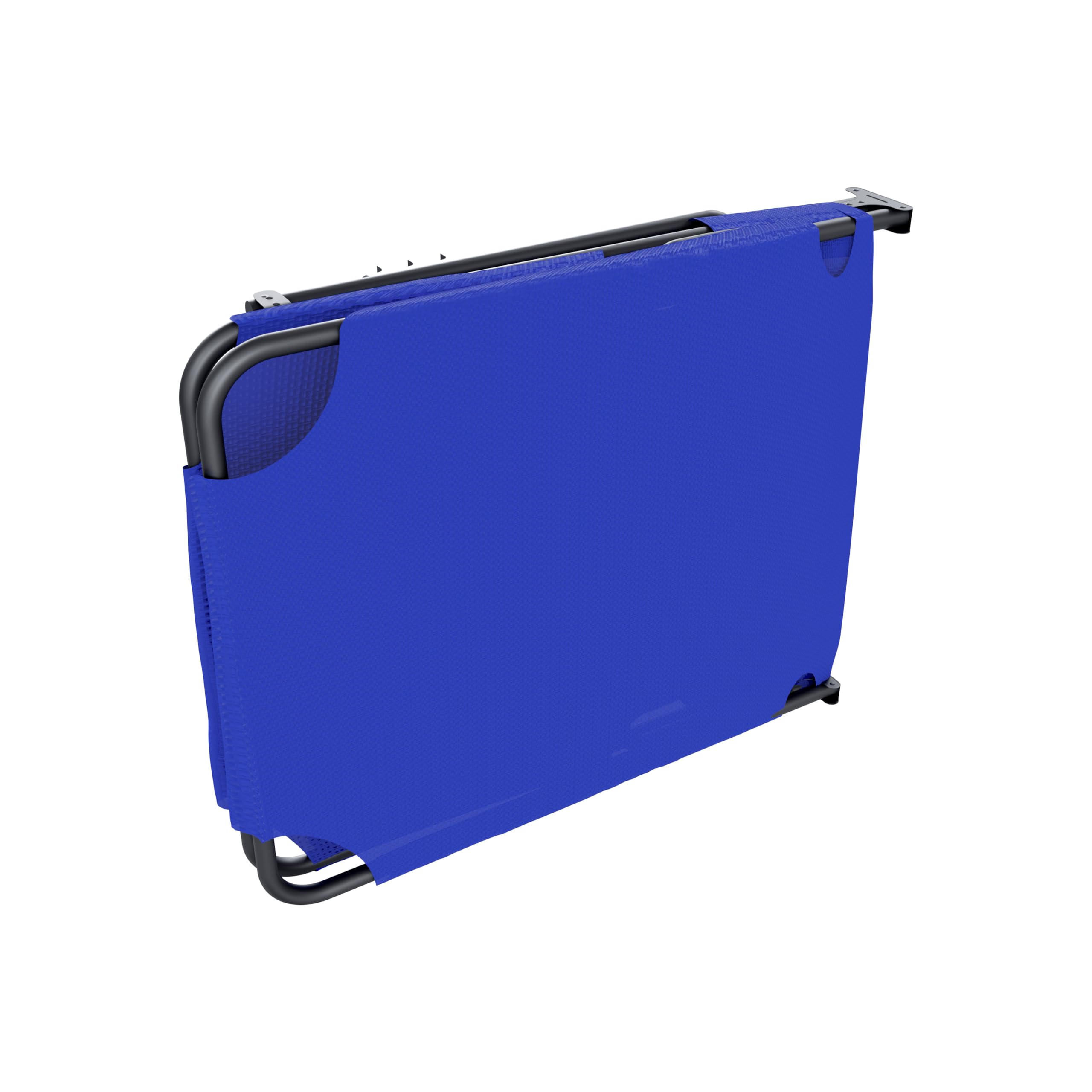 Arreditaly Lettino Pieghevole Prendisole Senza Tettuccio Parasole Schienale Reclinabile Regolabile Struttura In Metallo Sedia Sdraio Per Spiaggia Mare Giardino Piscina 187 x 53 x 24 Cm (Blue)