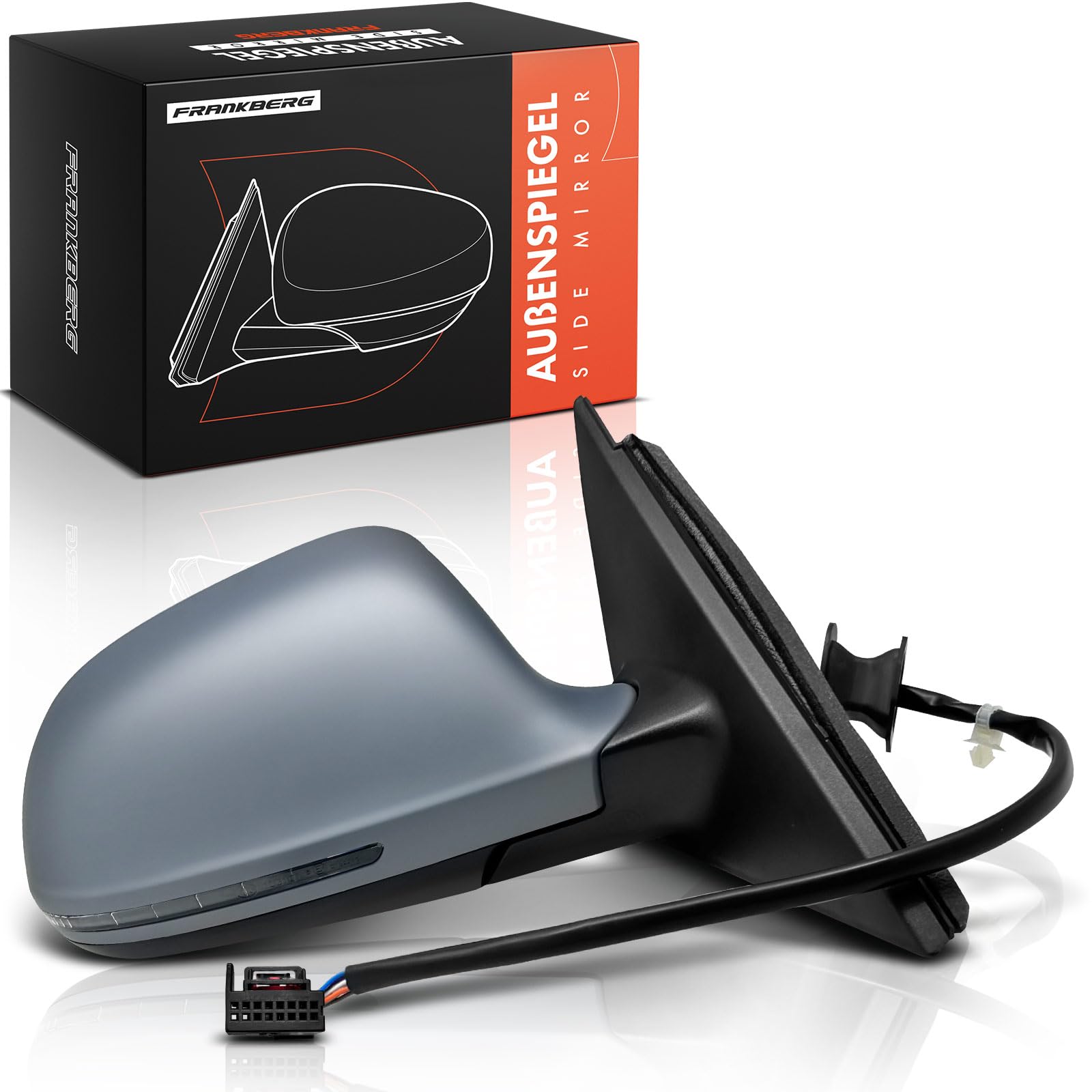 Frankberg Specchietto retrovisore esterno elettrico destro 8K0949102 | 6 pin, &-Riscaldato, &-Luce lampeggiante; Compatibile con: A4 Avant 8K5, A4 8K2