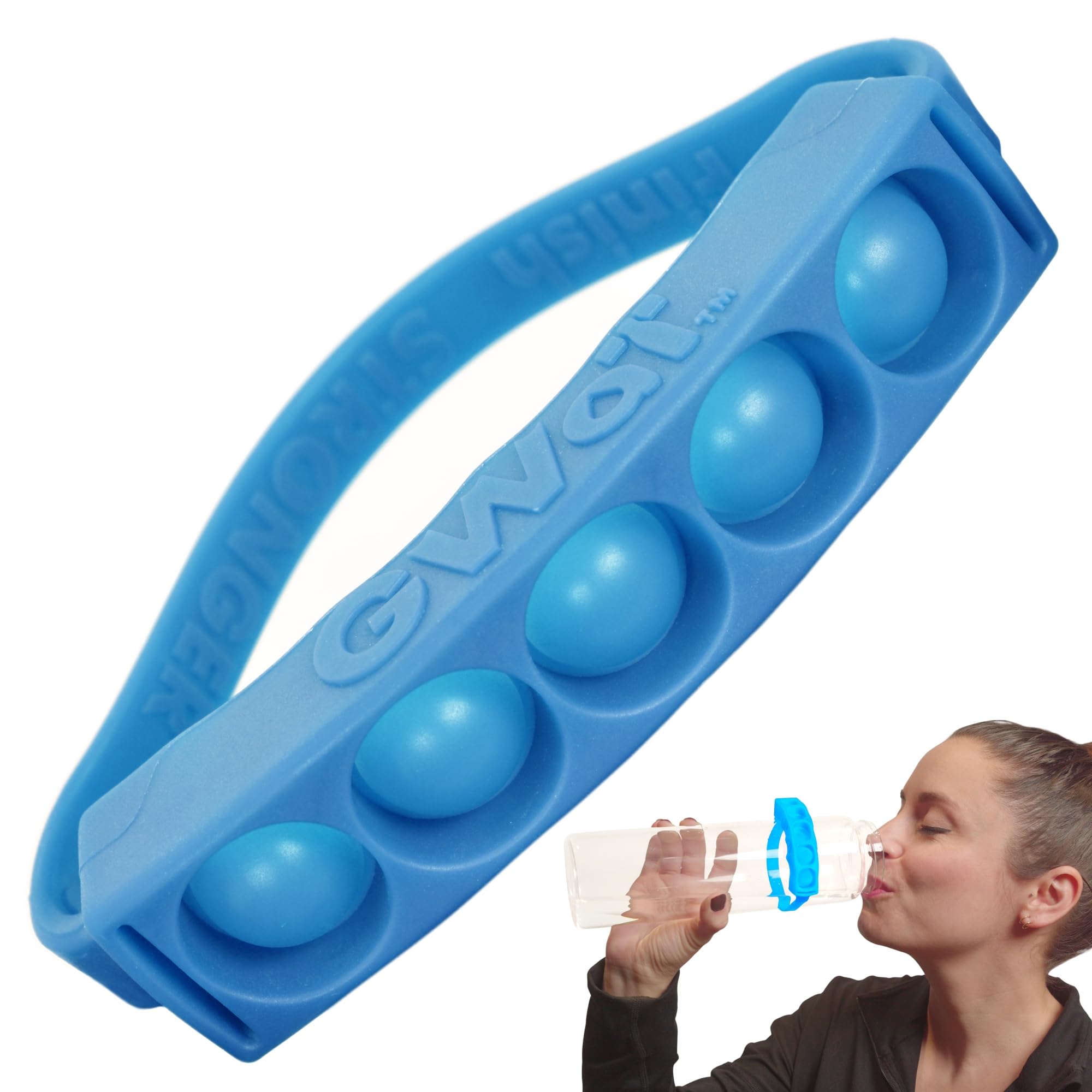 GWaT - Hydration Tracker for Water Bottles, Helps You Drink More (Surf Blue) โ image 1