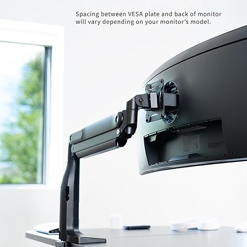 Miniatura 5 de VIVO Soporte de placa adaptador VESA diseñado para monitores Samsung Neo G9, G65B, G70A, G75T, G85NB, CRG9, CHG9, CHG90 y Odyssey G9, VESA 100x100,
