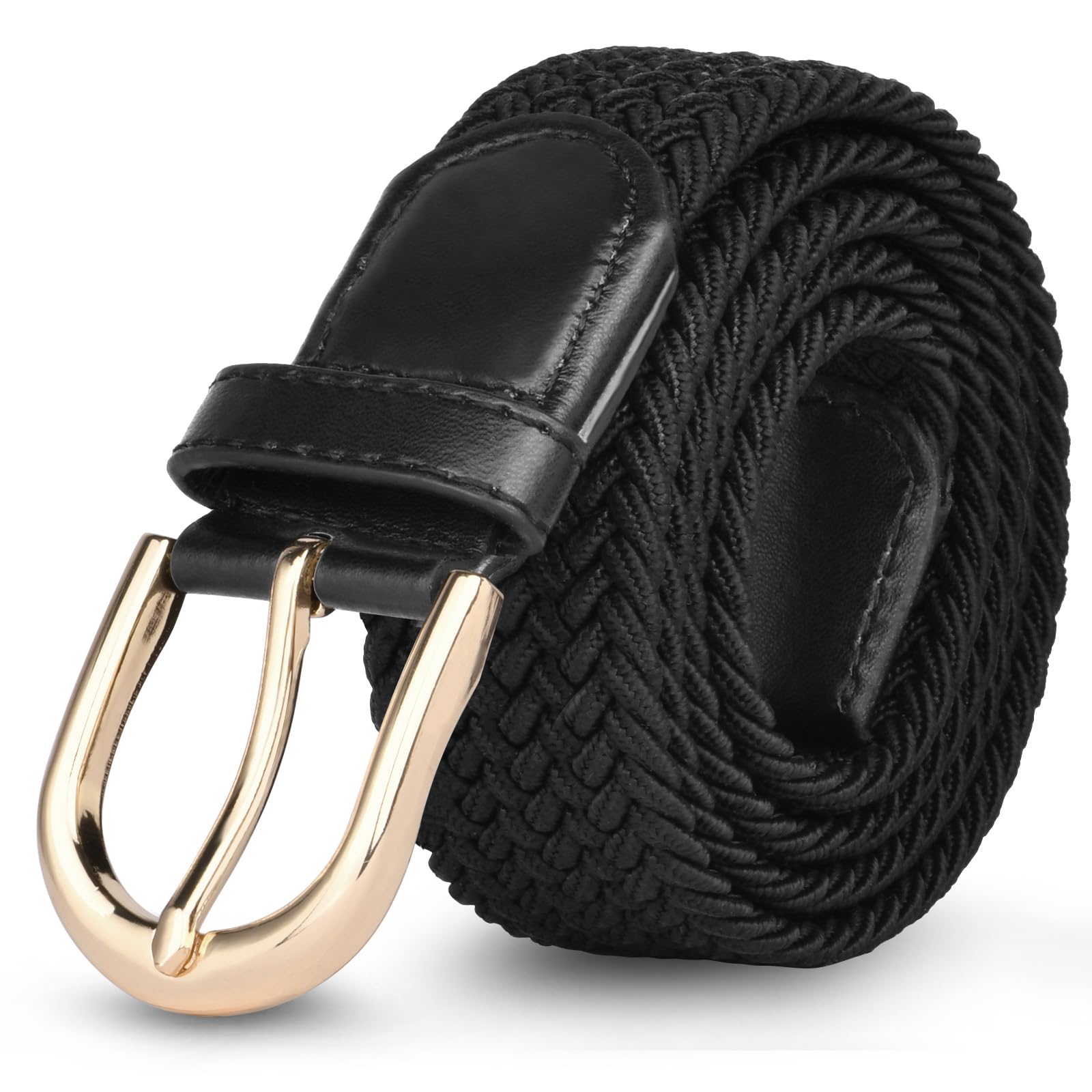 flintronic Cintura Elastica Intrecciata per Uomo e Donna, Cintura Intrecciata Elasticizzata, Cinture in Tessuto, Cintura Casual Vintage, Cinturone Stretch Cinta Regolabile per Jeans Pantaloni-107cm