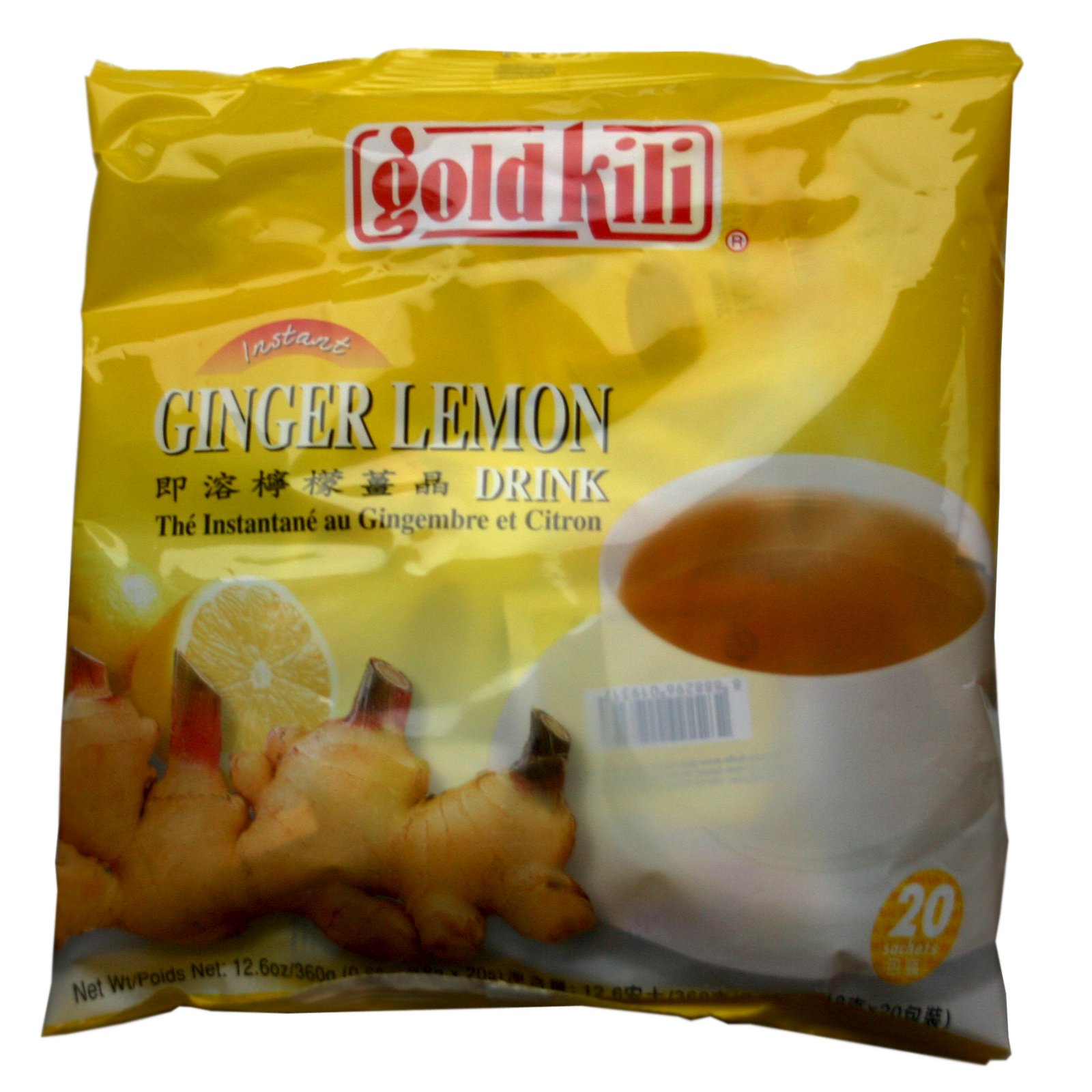 Amazon.com : The Instantane Au Gingembre Et Citron (Instant Ginger Lemon  Drink) - 12.7oz (Pack of 1) : Grocery & Gourmet Food