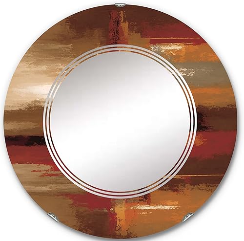 Chocolate City at Horizon II - Espejo de tocador, espejos de baño, espejos de pared para sala de estar, dormitorio, espejo redondo, grande, 24 x 24