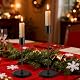 Matte Black Candle Holders, Set of 2 Decorative Candlestick Holders for Taper Candles, Metal Candle Stands for Home Decor, Wedding, Dinning, Party, Anniversary, Fits 3/4 Inch Thick Candle Product Image 3