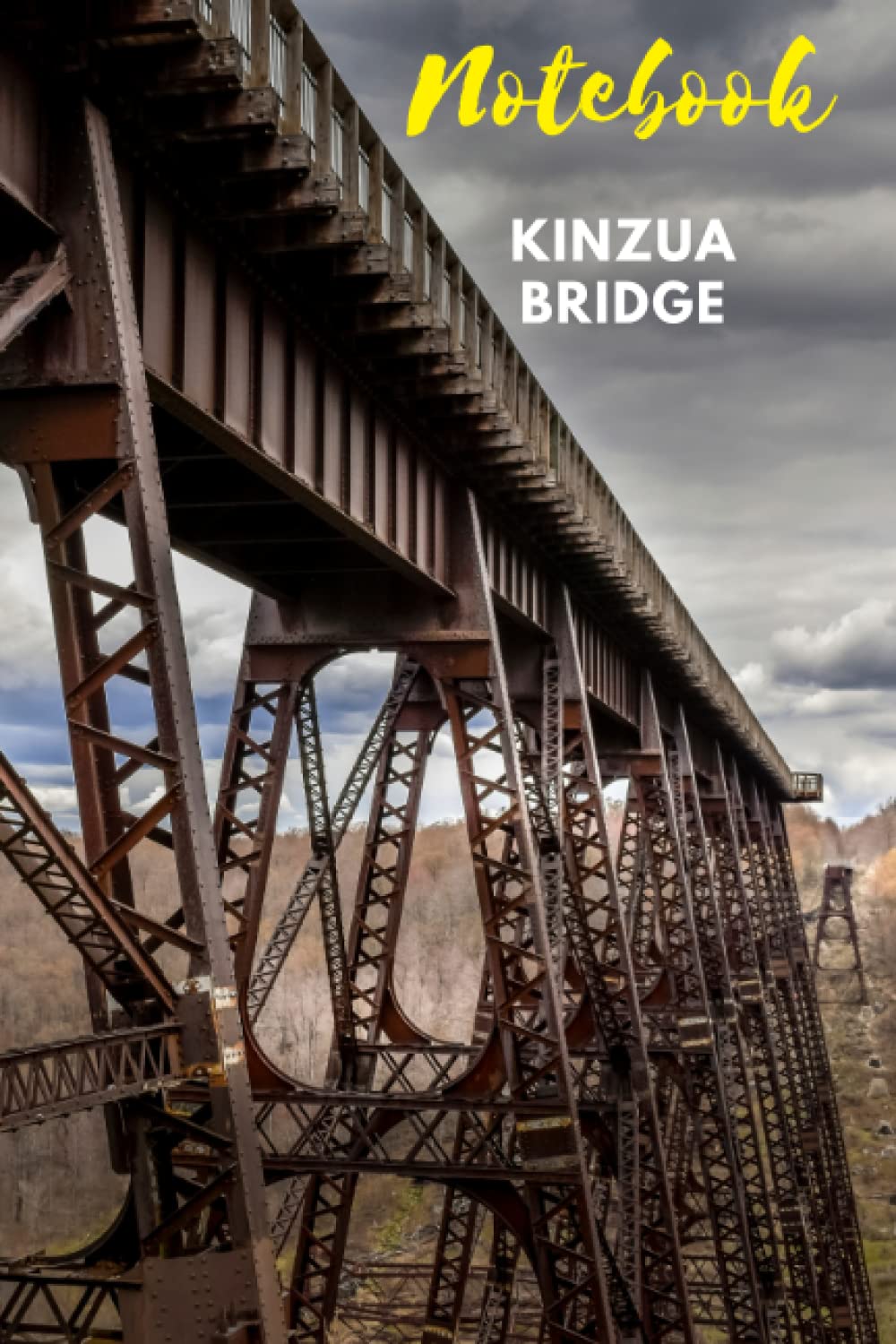 Carnet Kinzua Bridge Pennsylvania idée cadeau originale pour artiste