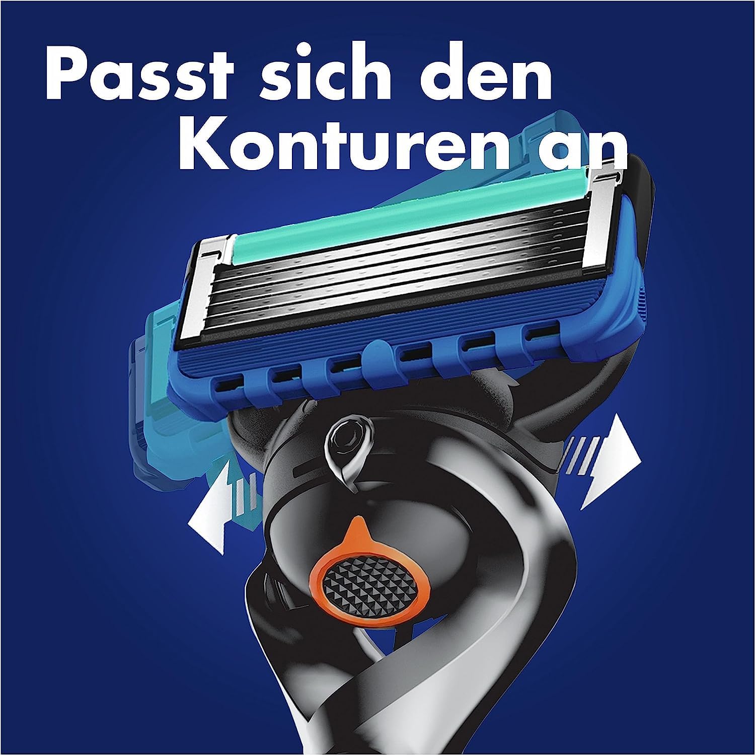 Gillette ProGlide Nassrasierer Herren, Rasierer + 4 Rasierklingen mit 5-fach Klinge, Geschenk für Männer