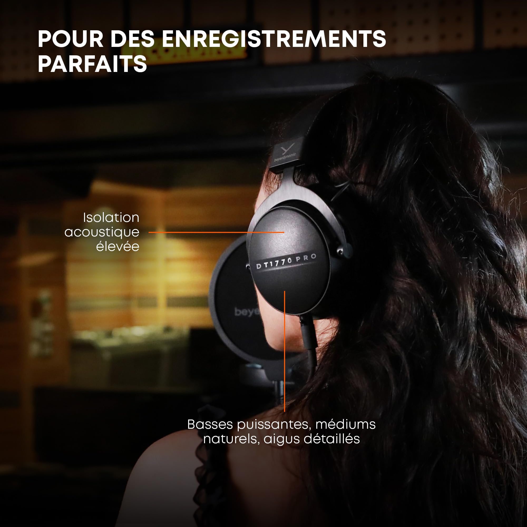 beyerdynamic DT 1770 Pro MKII Casque de Studio Premium Tesla, adapté pour Le mixage, Le Monitoring et l’Enregistrement Professionnels (fermé)