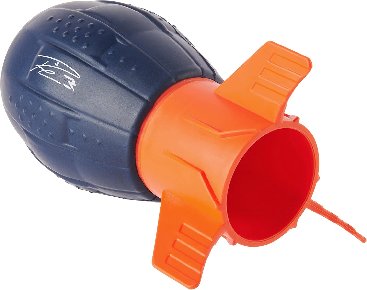 Aerobie Super Sonic Fin Catch Football Toy, Aerodynamic Russel Wilson Football Toys with Soft Construction, Outdoor Games for Kids Aged 8 & Up, Blue/Orange