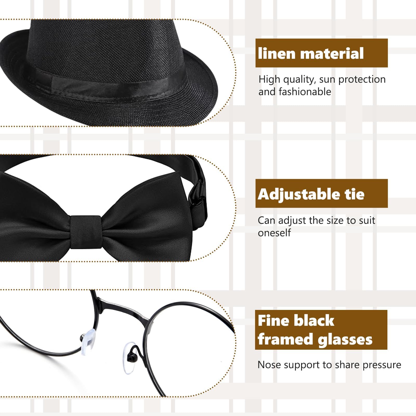 TGKEAIY 5 Pcs Detective Costume Accessories Set - Image 3