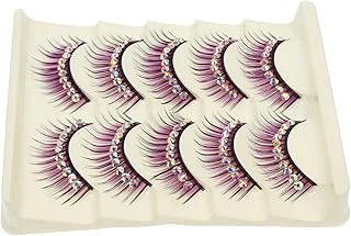 5 pares de pestañas postizas de diamante, pes...