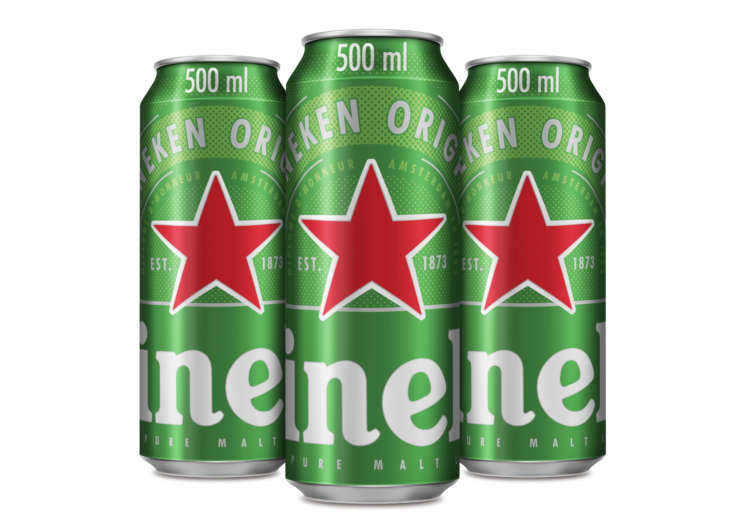 Heineken Lager Bier (Pack 24 Dosen x 500ml) | VERKAUFT VON AMZ_store | bier geschenk, biere der welt, bier set, budweiser bier, geschenk set, geschenke für männer