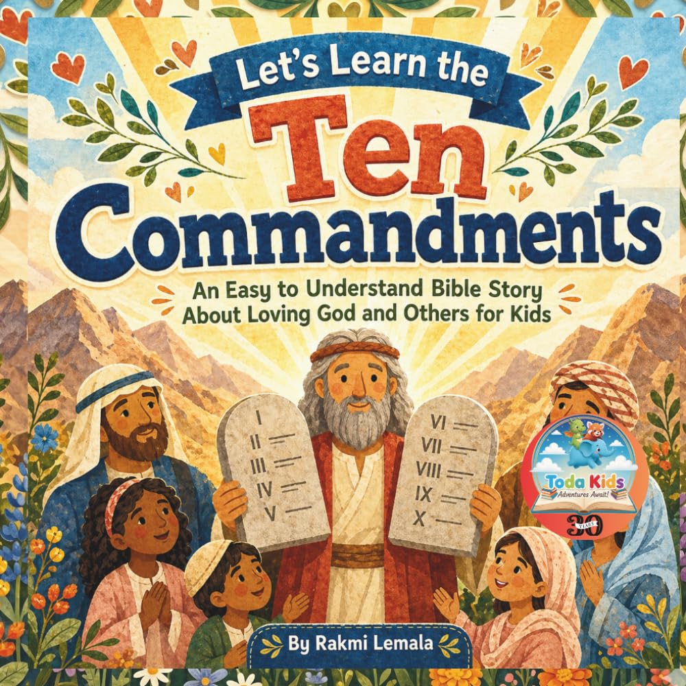 Let's Learn the Ten Commandments: A Rhyming Bible Story About Moses, Mount Sinai, and Following God (Bedtime Bible Shorts)