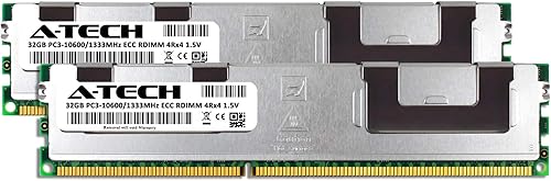 Miniatura 2 de A-Tech 64GB Kit (2x32GB) RAM for Supermicro Super B9DRG-E, H8DGU-F, X9DBS-F, X9SRG-F, X9SRL-F | DDR3 1333MHz PC3-10600 ECC RDIMM 4Rx4 1.5V