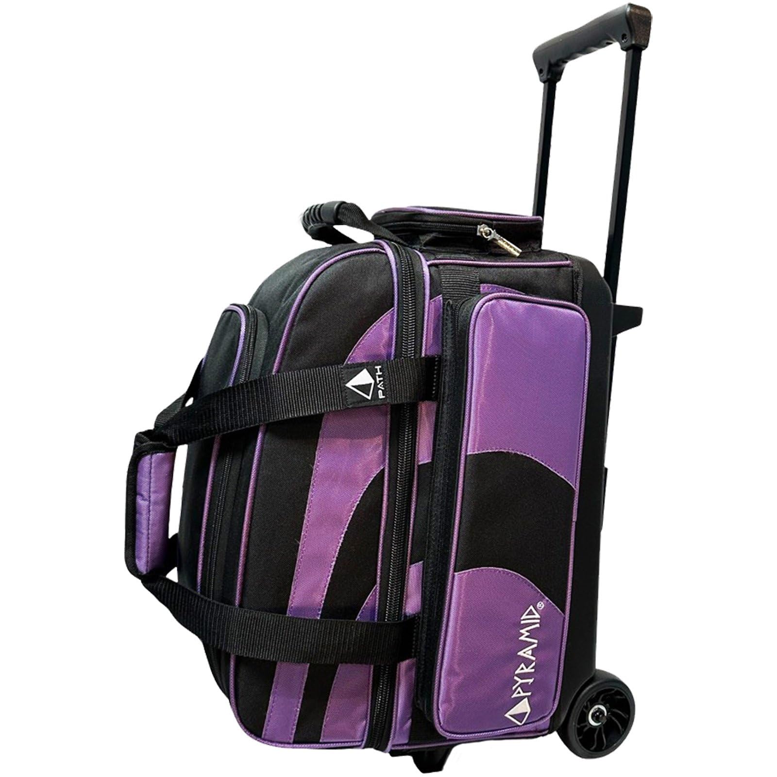 Pyramid Deluxe Double Roller 2 Ball Bowling Bag with Large Separate Shoe Compartment