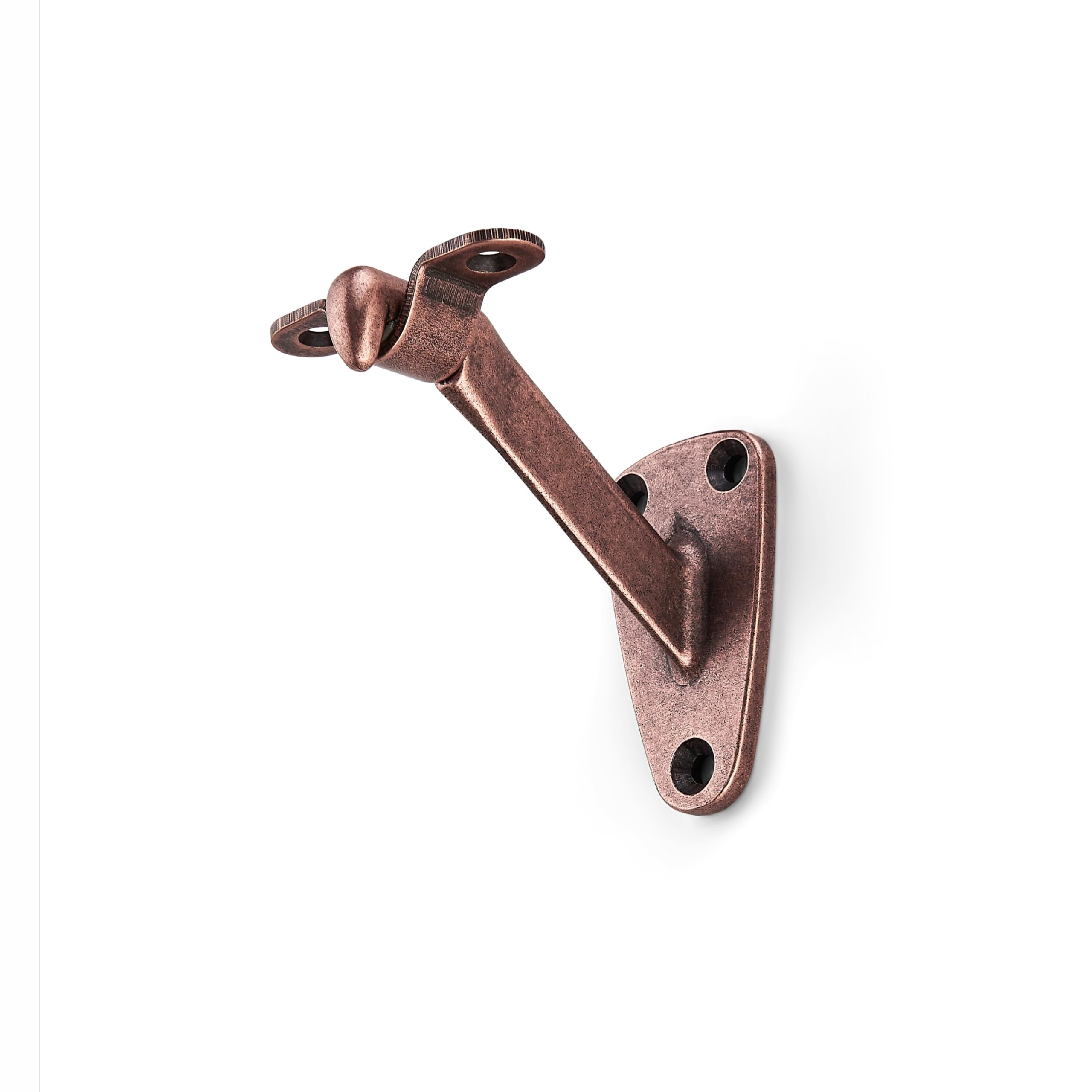 ktumeware 3 Inch 3 Pack Antique Copper Handrail Stair Brackets Suitable for Indoor and Outdoor Staircase/Balcony/Corridor Staircase Support handrail Brackets