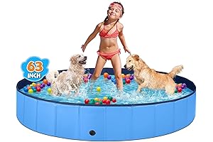 Jecoo Large Dog Pool for Cooling Fun