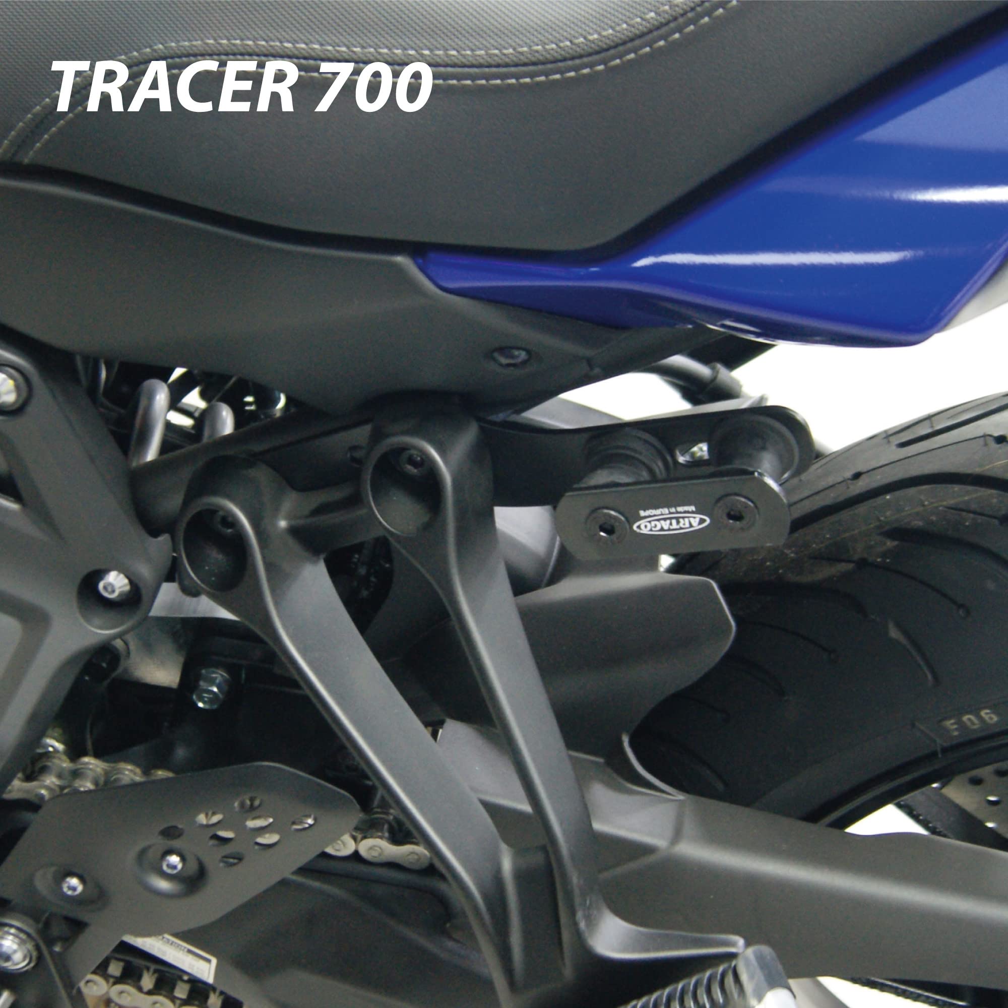 Artago 69X2 Pack Lucchetto Antifurto Bloccadisco ad Alta Sicurezza + Supporto per Yamaha MT-07 e Tracer 700, Omologato SRA, Sold Secure Gold, ART4