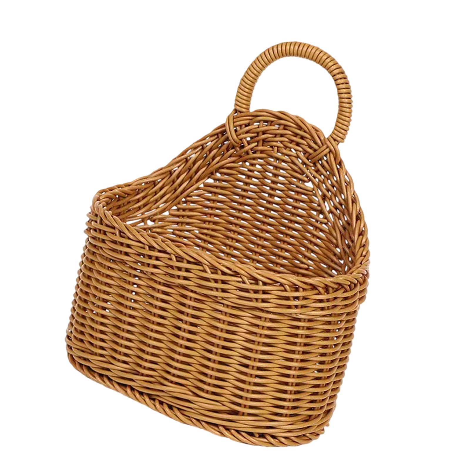 Kaeltsyn Handwoven Wall Hanging Planter Basket Breathable Planter Home Decoration for Indoor Outdoor Use Indoor Outdoor Hanging Flower Basket