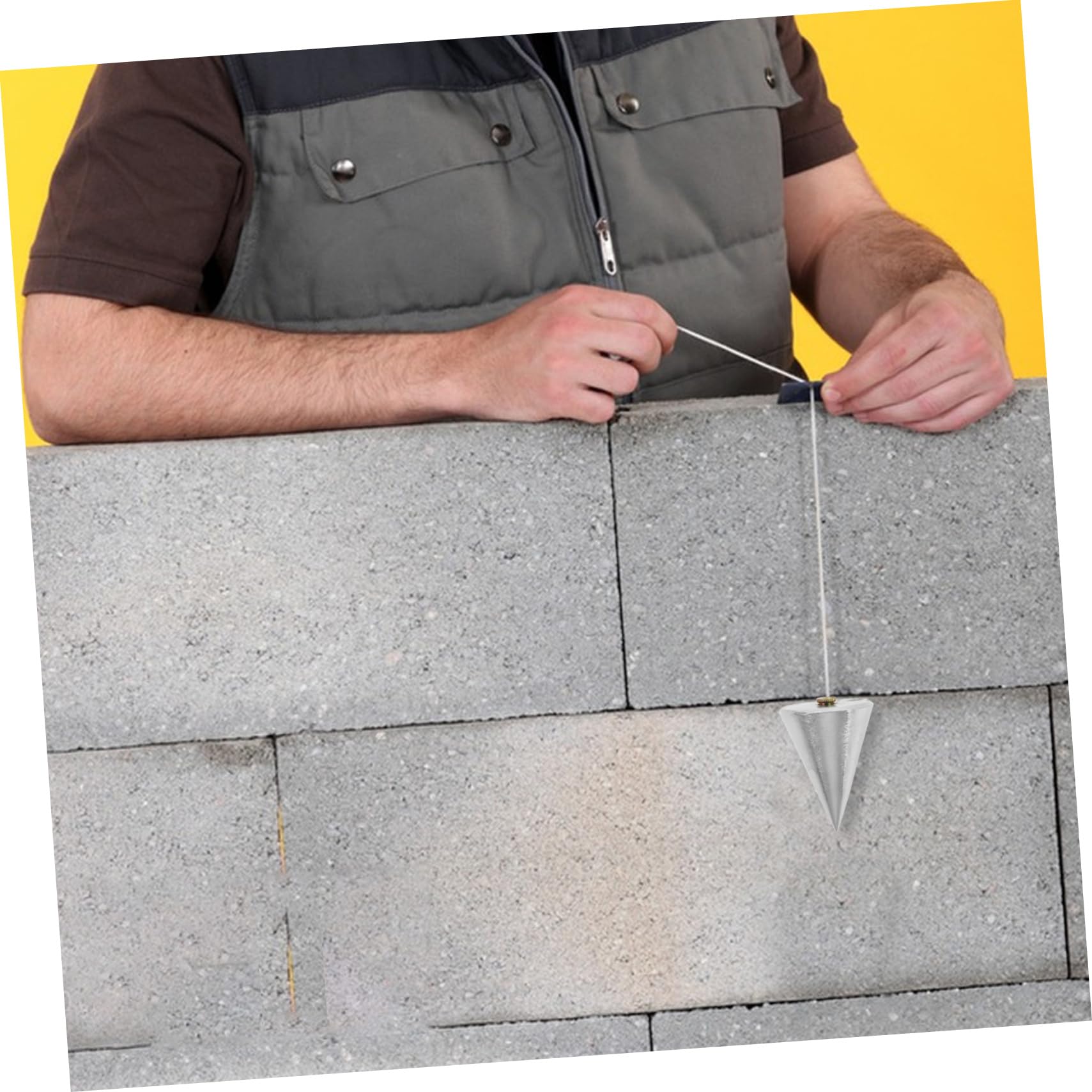 NUOBESTY 4 Pezzi Strumento Misurazione Edile con Martello Filo per Carpentiere e Ristrutturazione e Portatile per Precisi e Progetti