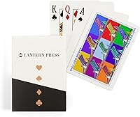 Vista 1 de Lantern Press Ballard Bridge, Seattle, WA, Pop Art, 52 Playing Cards for Adults, Poker Size Card Deck