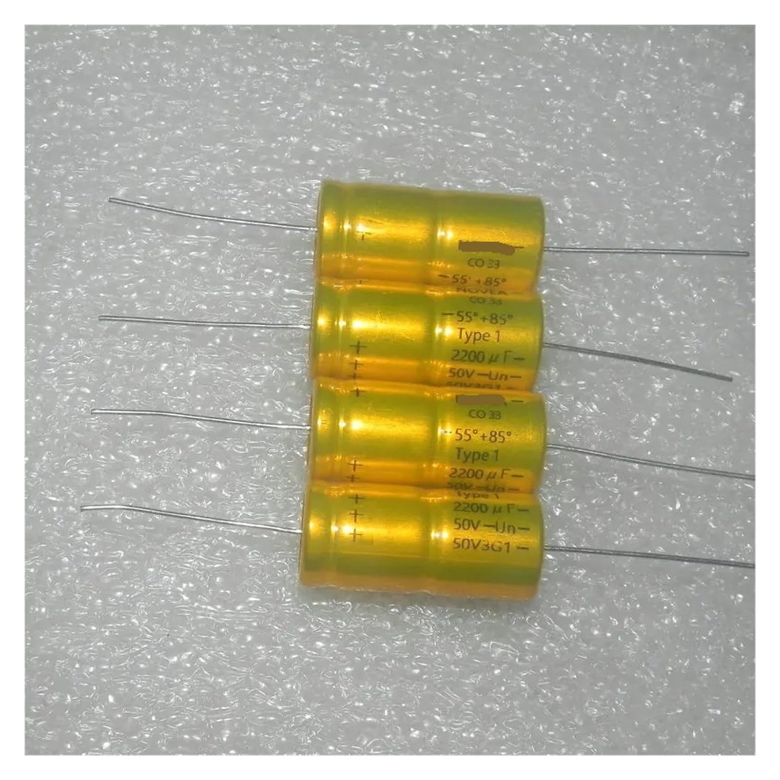 LEOTNNDQ 1pcs 50v 2200UF co33 Filter Film Capacitor