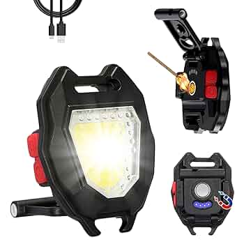 Amazon.co.jp: COB 小型懐中電灯 800ルーメン 明るい充電式