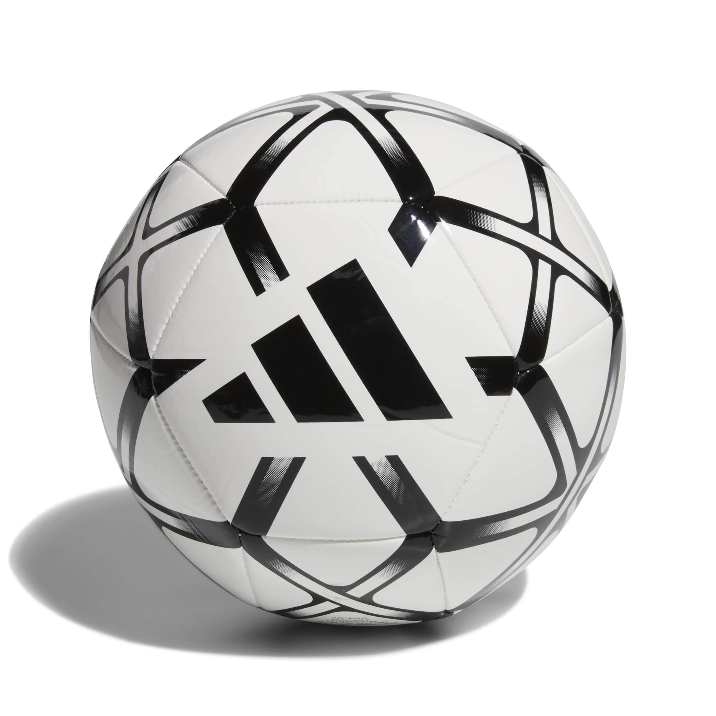 adidas Unisex Starlancer Club Ball Recreation Ball, white/black, 5