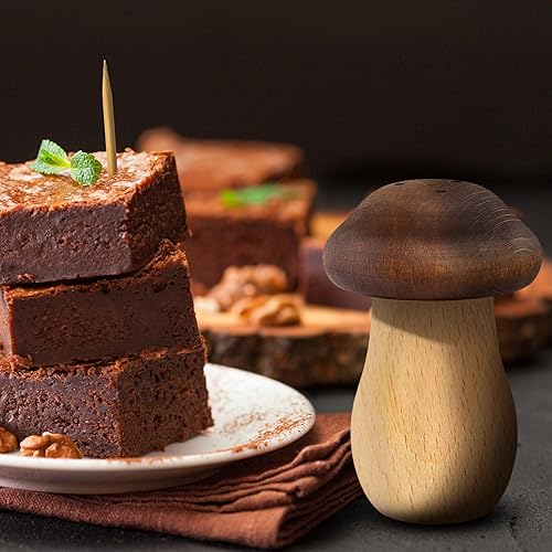 Miniatura 6 de Yoande Juego de 7 dispensadores de palillos de dientes de madera, dispensador de palillos de dientes con 3000 palillos de dientes, lindo soporte